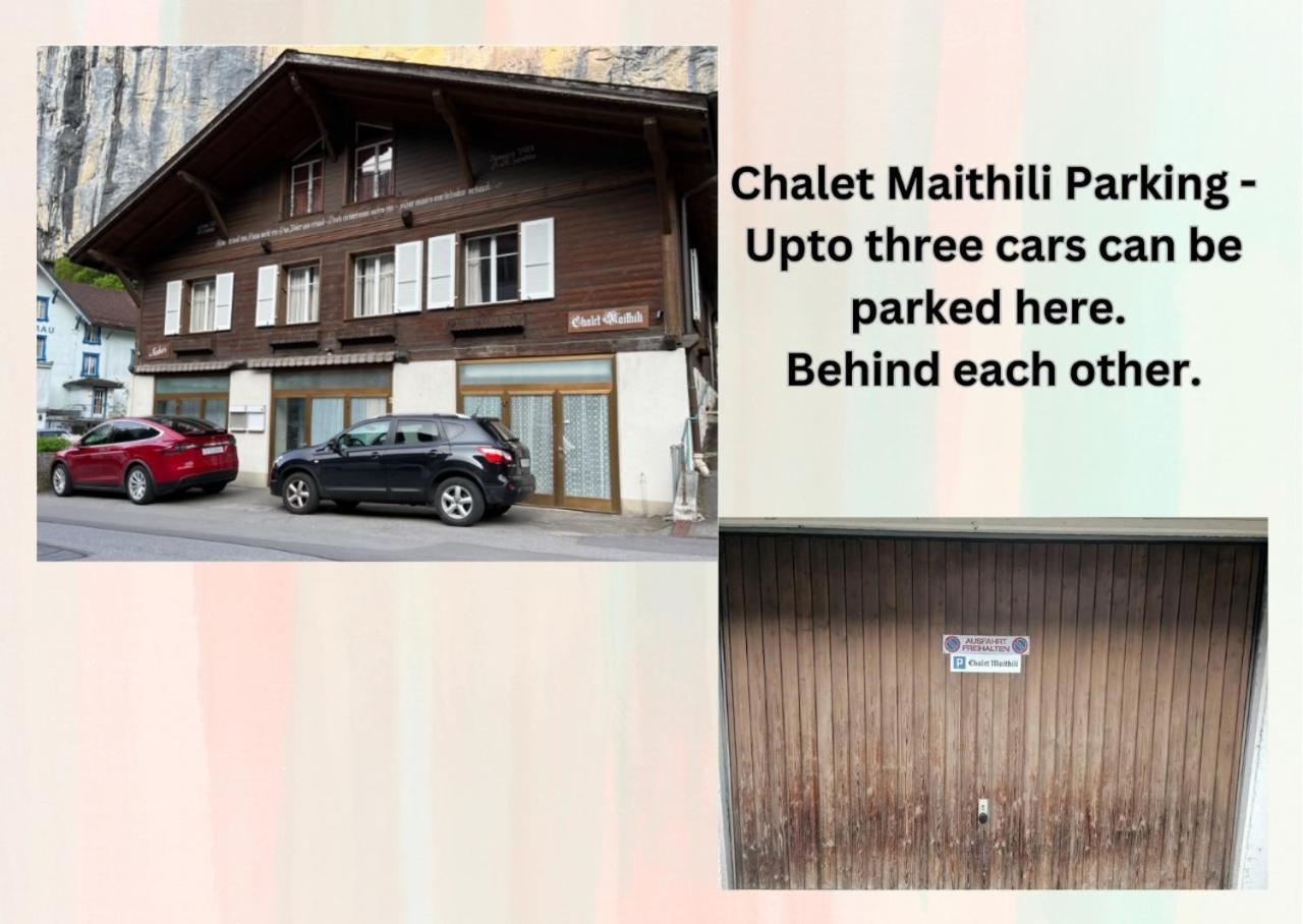 Chalet Maithili Lauterbrunnen -152-Year-Old Majestic Chalet Exteriör bild