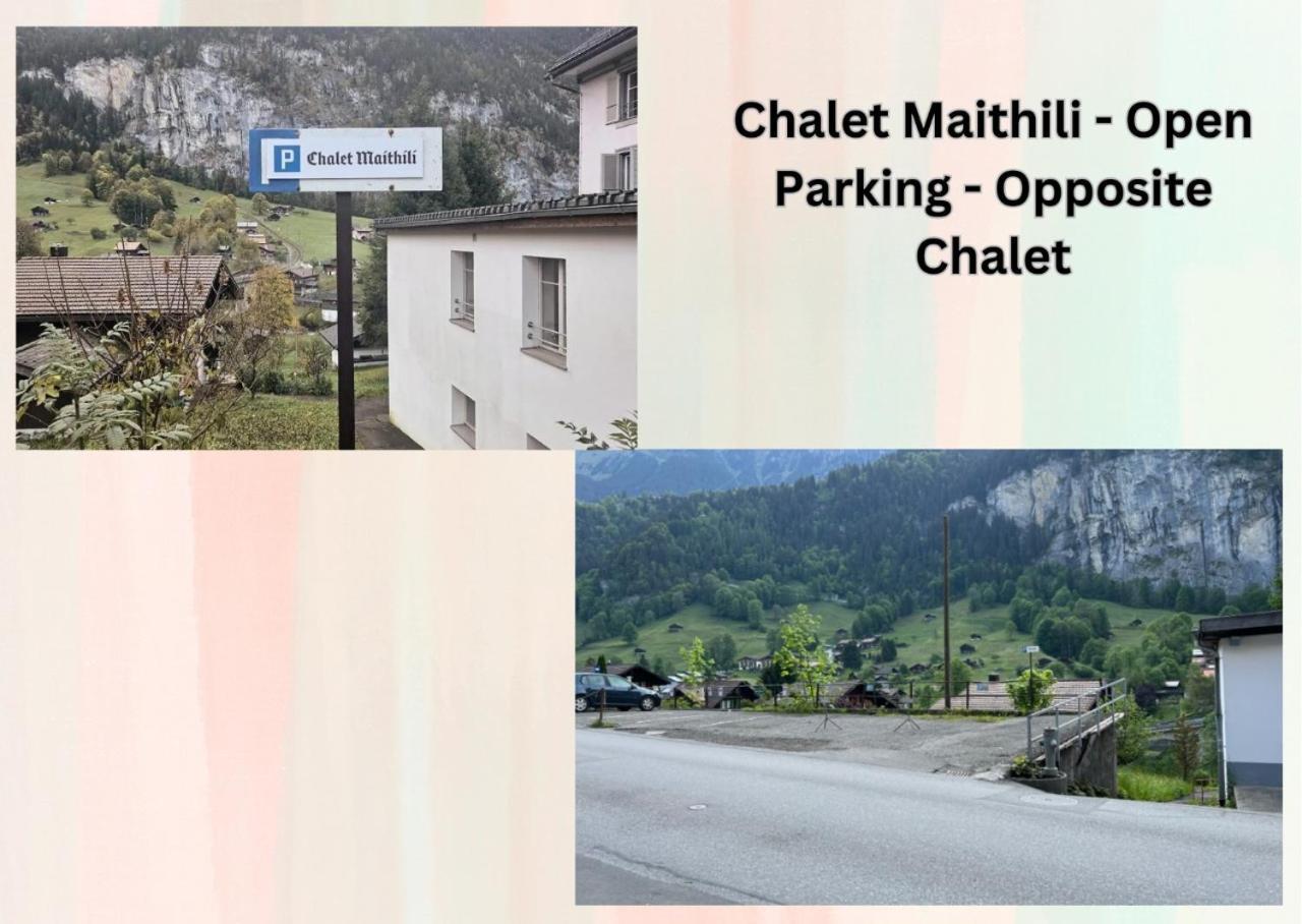 Chalet Maithili Lauterbrunnen -152-Year-Old Majestic Chalet Exteriör bild